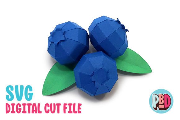 3D Blueberries SVG: A Creative Design for Decor and Events