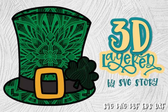 3D Layered Leprechaun Hat: A Versatile Design for Creative Projects