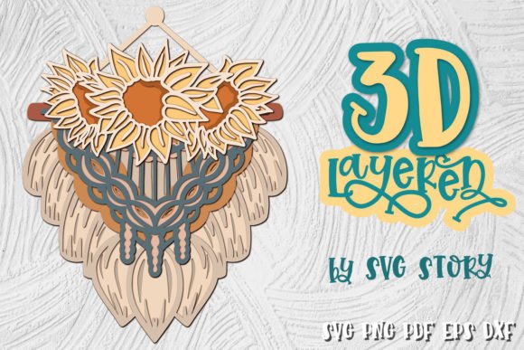 3D Macrame Design SVG Boho: A Versatile Creative Resource