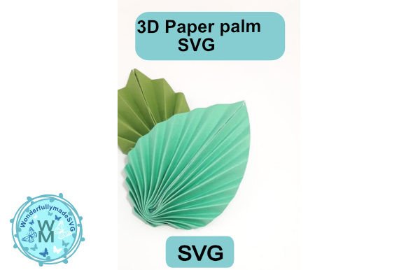 3D Palm Svg: Creative Paper Crafting