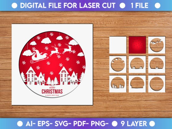 Christmas Paper Cut 3D Background Design: A Creative and Practical Choice for Holiday Projects