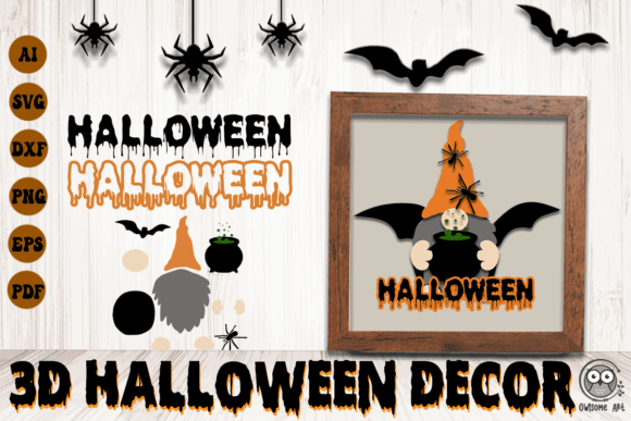 Halloween Gnome 3D SVG: A Creative Tool for Digital Designers and Marketers
