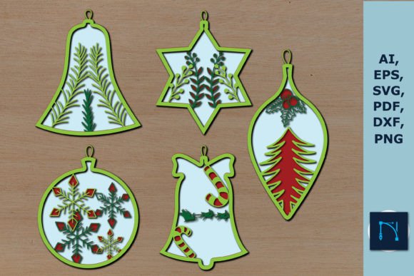 Layer 3D Christmas Balls Bail SVG Bundle: A Creative Holiday Resource for All Skill Levels