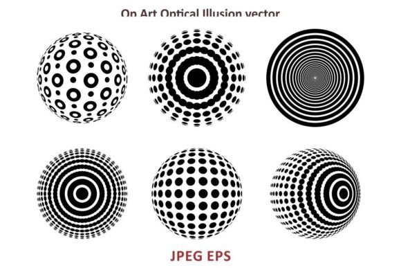 Op Art Optical Illusion 3d Shape Point: A Unique Visual Experience