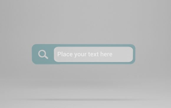 PSD 3D Search Bar Website Mockup: A Modern Tool for Effective Brand Promotion