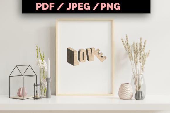 Realistic Love 3D Typography: A Creative Expression for Every Occasion