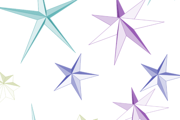Stars 3D Paper Sculpture